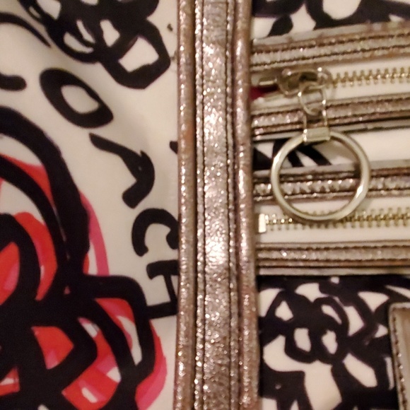 Coach Poppy Glam Bella Large Tote - Picture 7 of 8